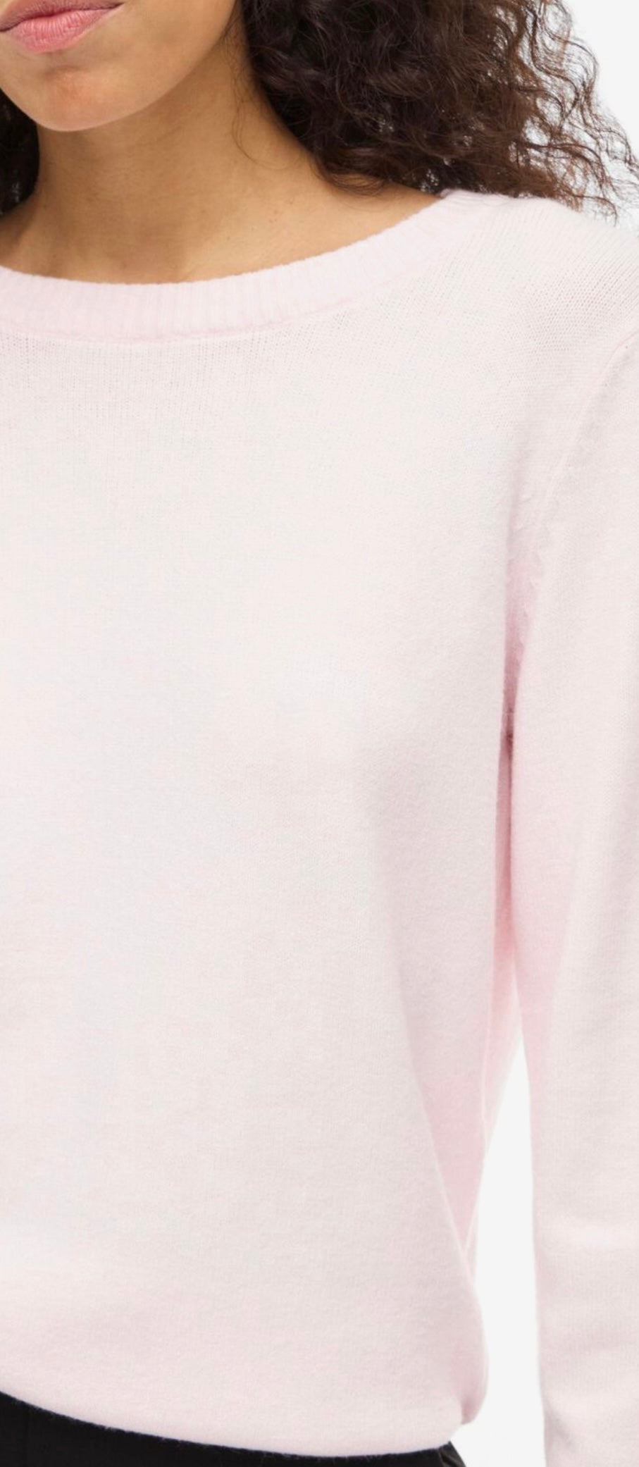 VILA VIRIL KNIT O-NECKCHERRY BLOSSO