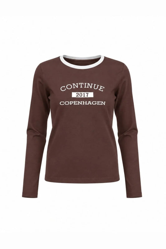 CONTINUE D SHIRT BROWN