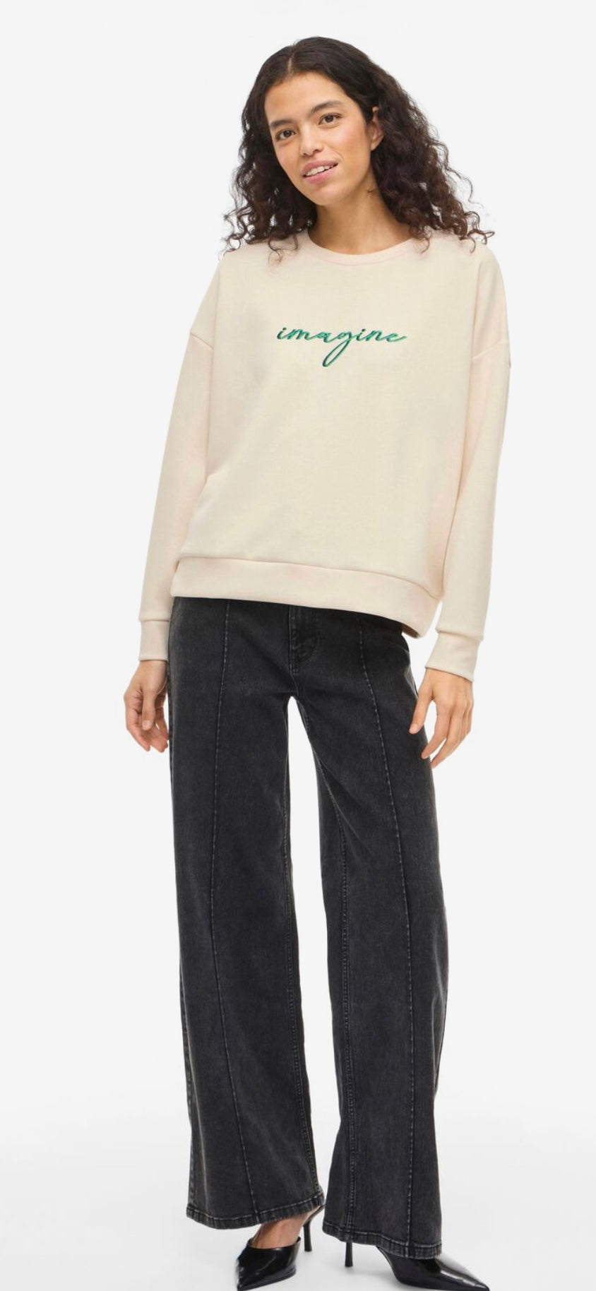 VILA VISIFFI IMAGINE O-NECK BIRCH