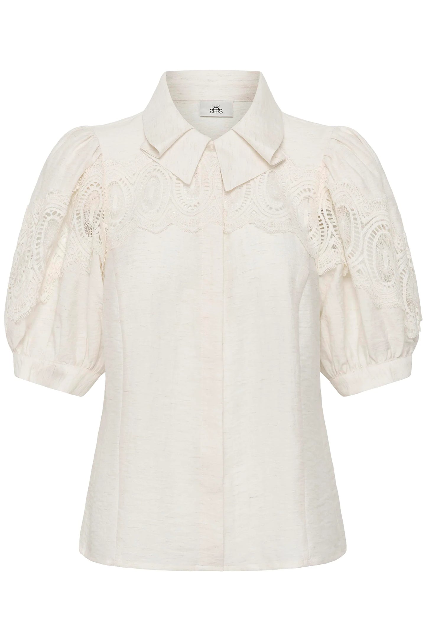 KARENBS URITH FROSTY BLOUSE EGRET