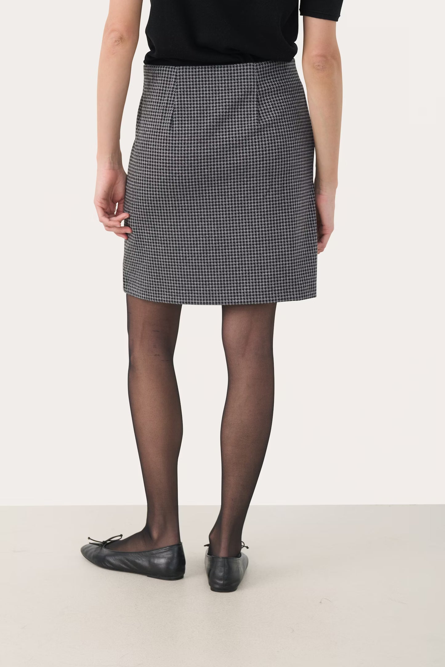 PART TWO CORINNE MEDIUM GREY CHECK