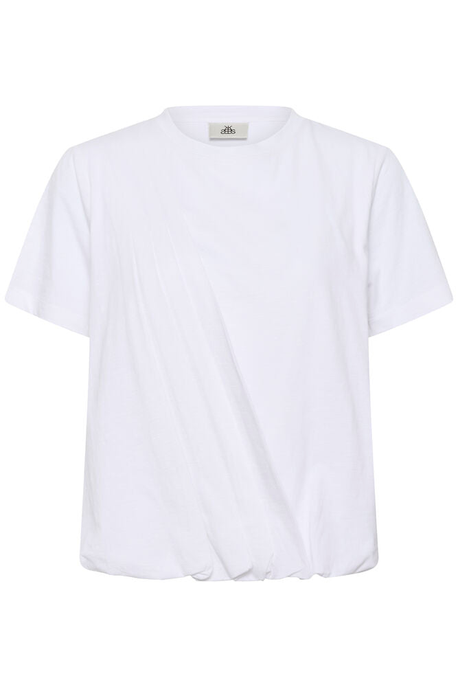 KARENBS FATIMA BALLON TEE BRIGHT WH
