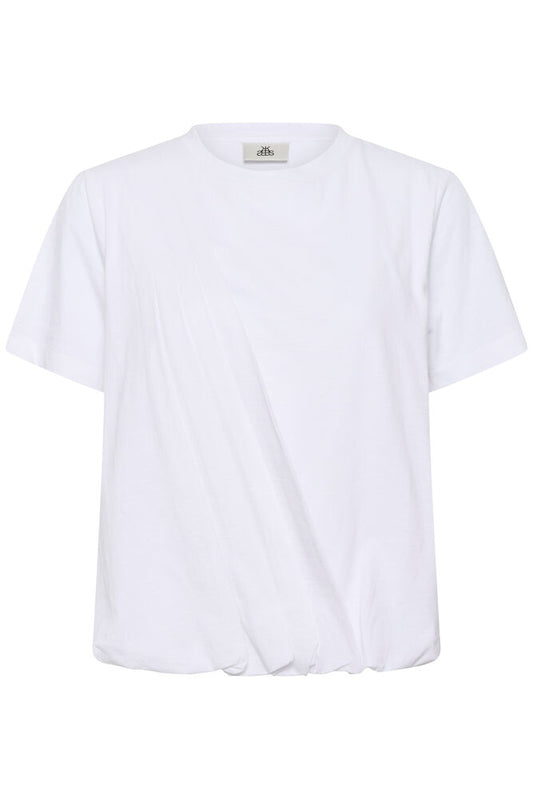 KARENBS FATIMA BALLON TEE BRIGHT WH
