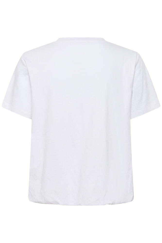 KARENBS FATIMA BALLON TEE BRIGHT WH