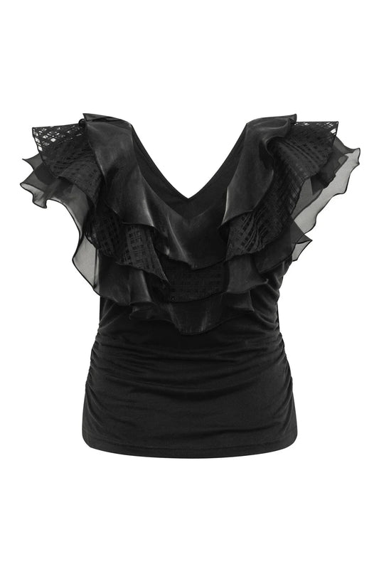 GOSSIA SEWELGO BLOUSE BLACK