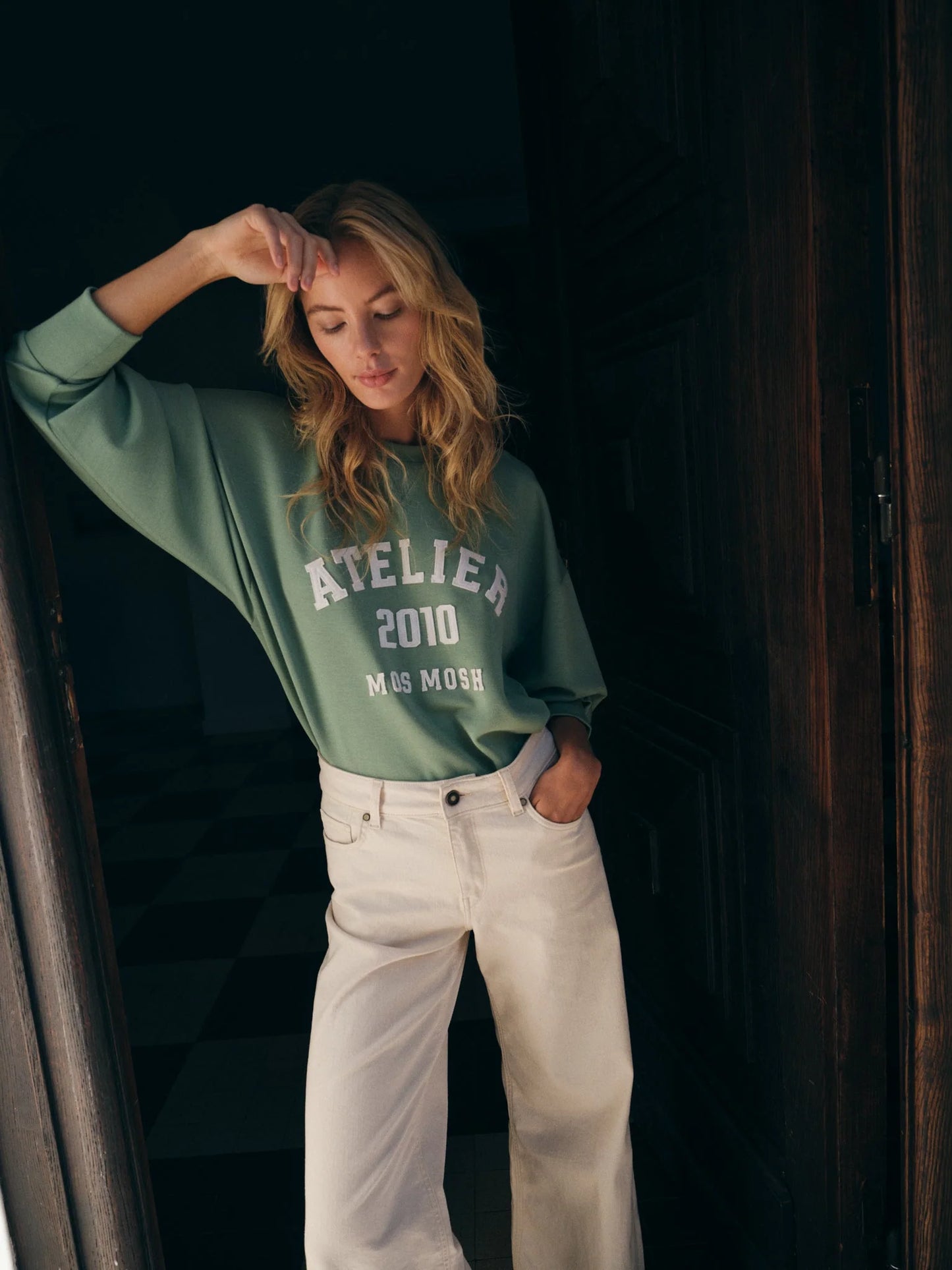 MMMNIMA O-LS SWEATSHIRT TURF GRENN