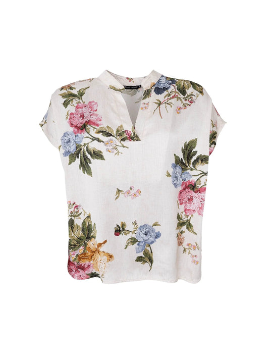 BC ZALINS SS BLOUSE CREME