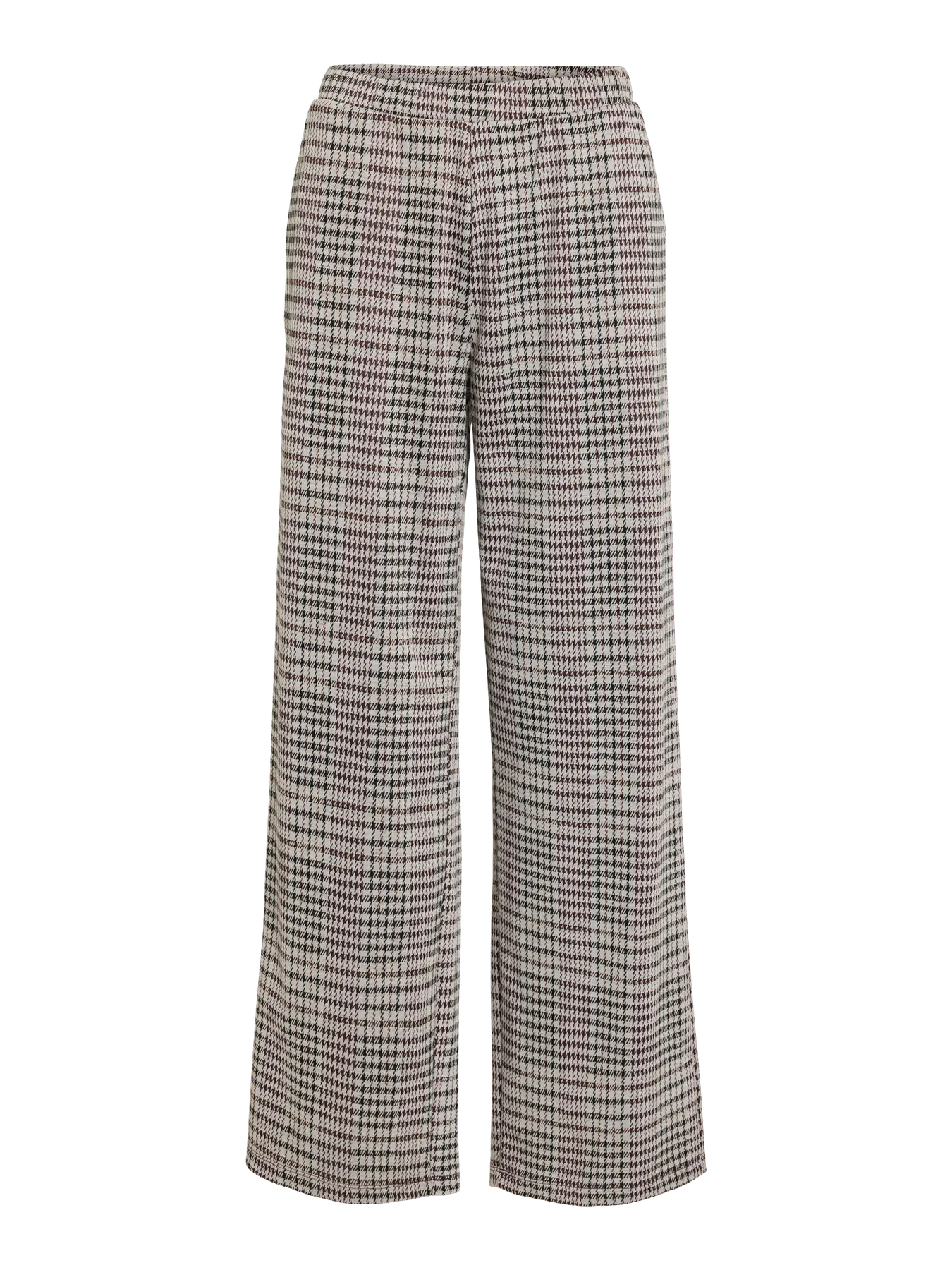 VILA VIRAJA CHECKS HW WIDE PANTS/R