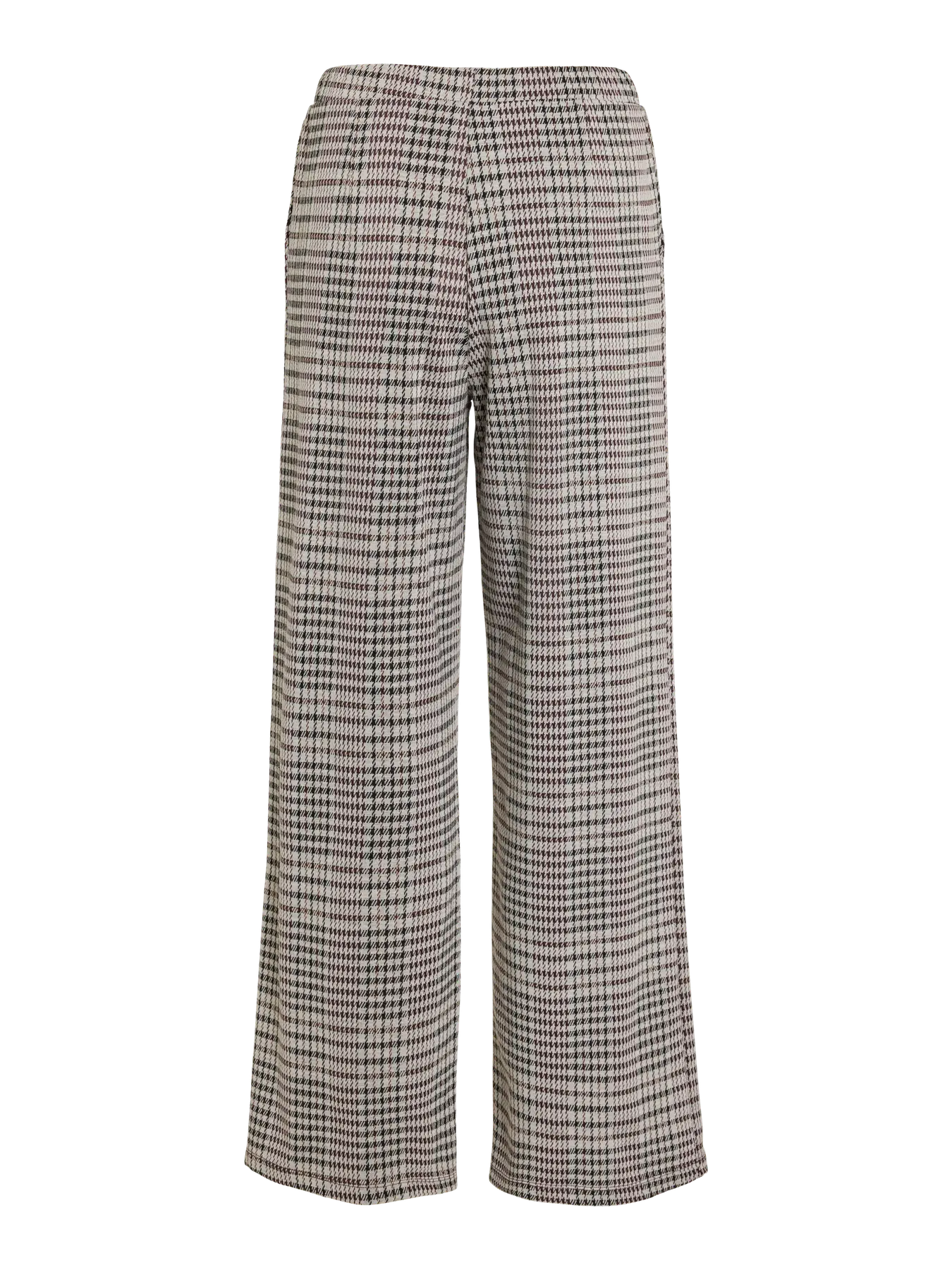 VILA VIRAJA CHECKS HW WIDE PANTS/R