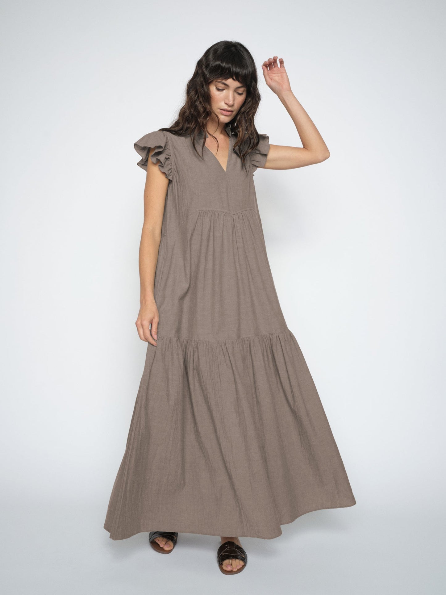 MM WALDY IZHA DRESS CHOCOLATE CHIP