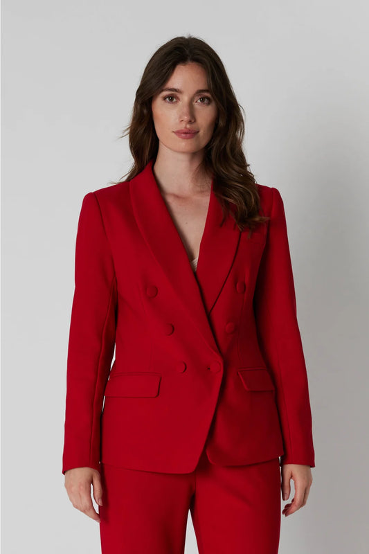 RDFCOMFYELOISE BLAZER DEEP RED