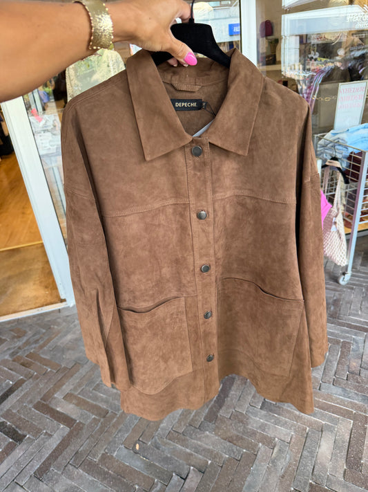 DEPECHE TONJADEP SUEDE OVERSIZE WOO