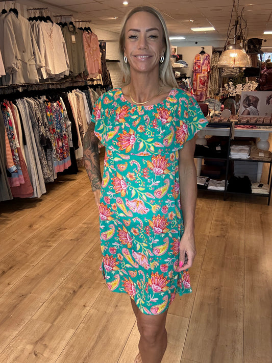PEACE HEART OLIVIA DRESS PEONY