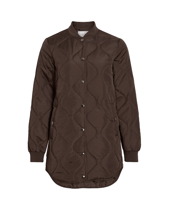 VILA VITATE QUILT JACKET COFFEE BEA