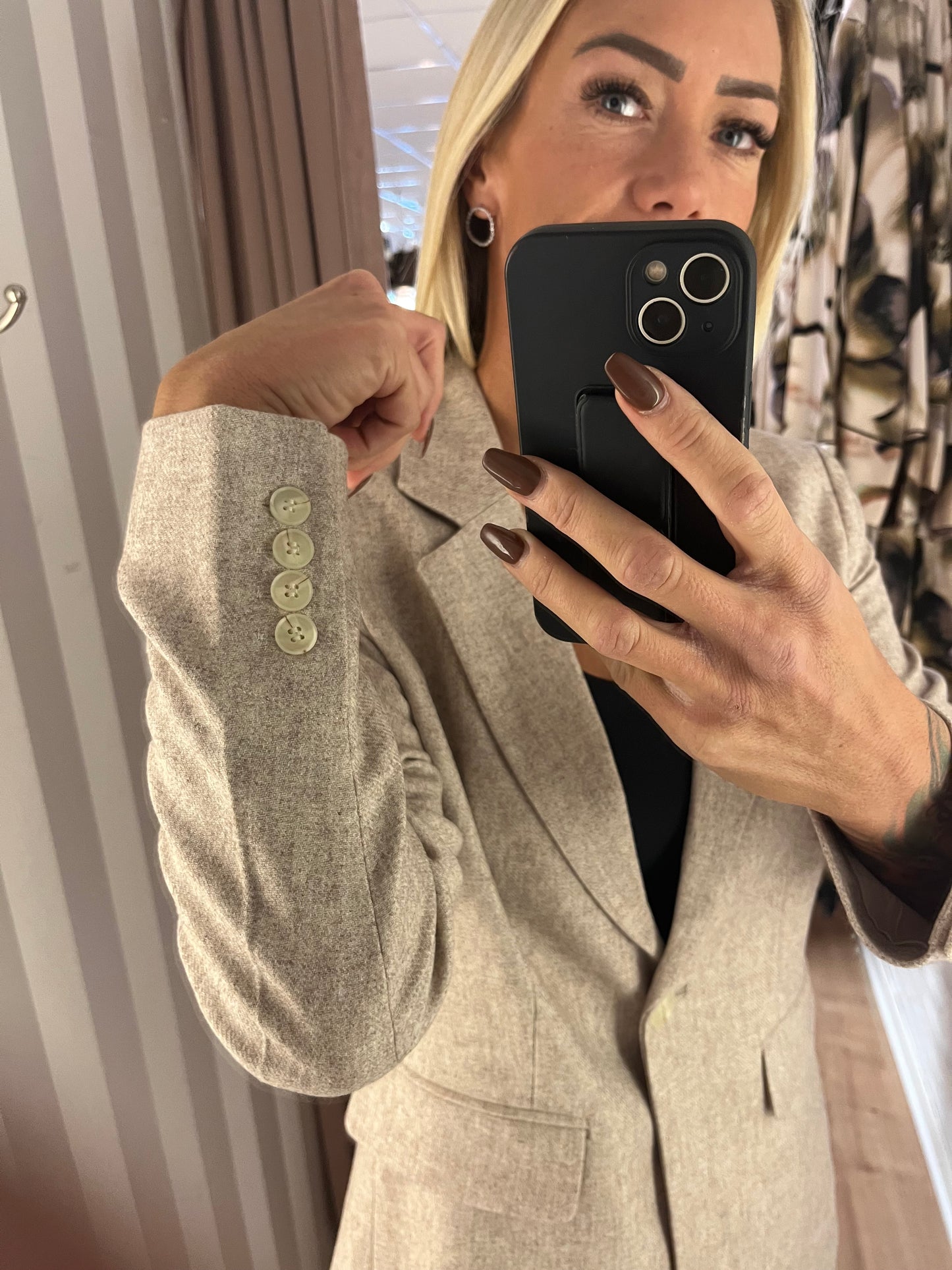 SIX AMES HEAVEN BLAZER BEIGE