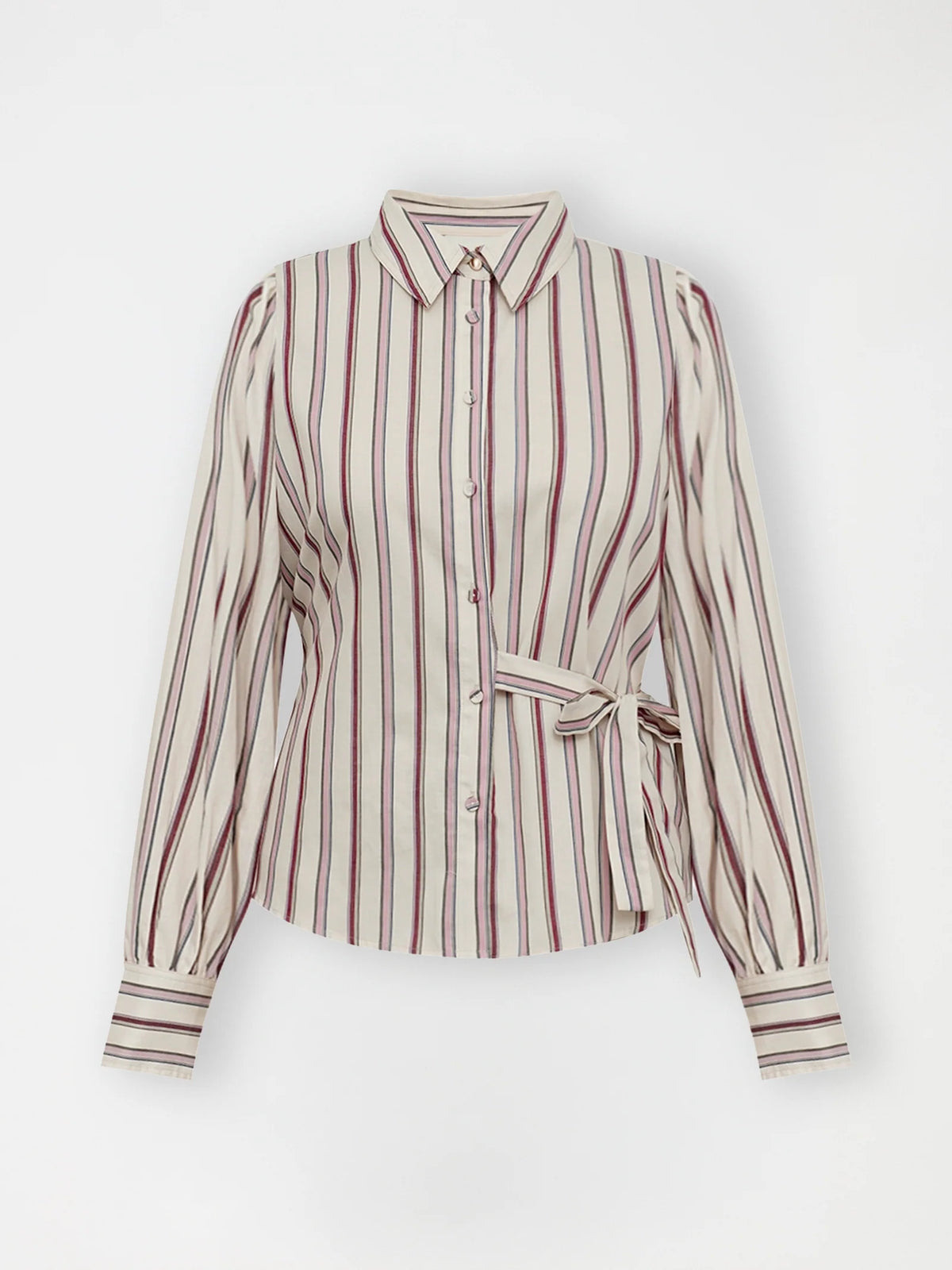 GOSSIA FROGO SHIRT PLUM STRIPES