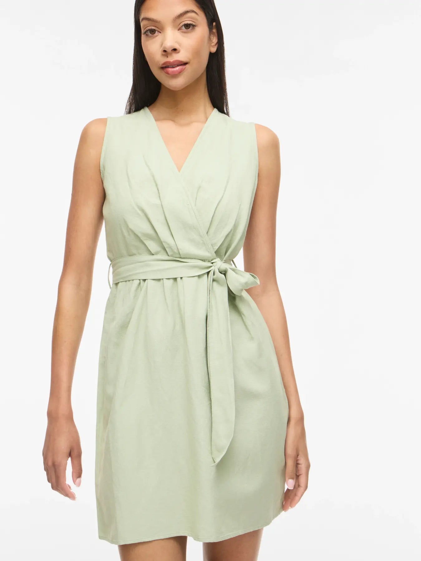 VILA VIPRISILLA V-NECK GREEN
