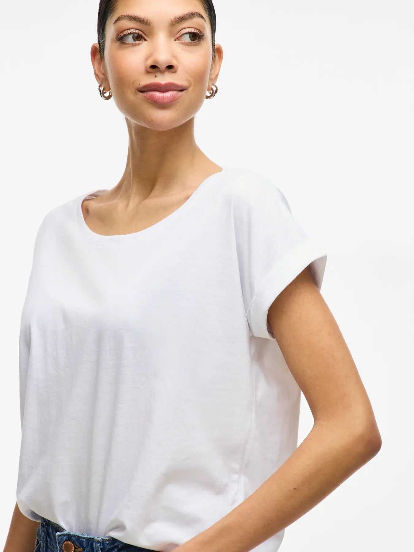 VILA VIDREAMERS T-SHIRTS SNOW