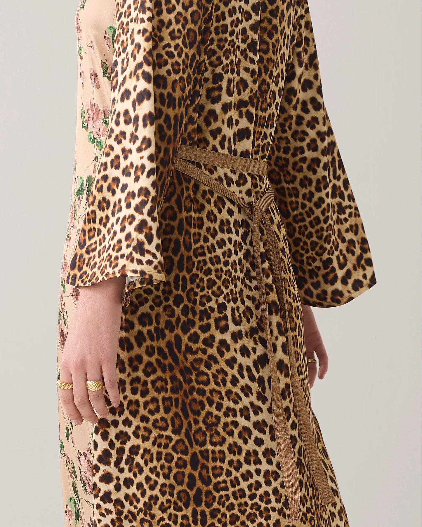 SUMMUM DRESS FLOWER PRINT MULTICOLO