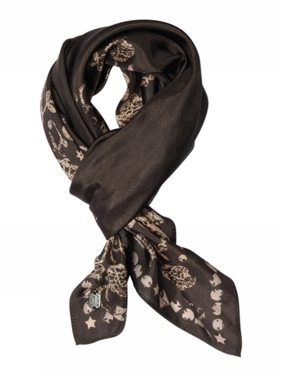 GUSTAV JOLY PRNTED SILK SCARF 62808