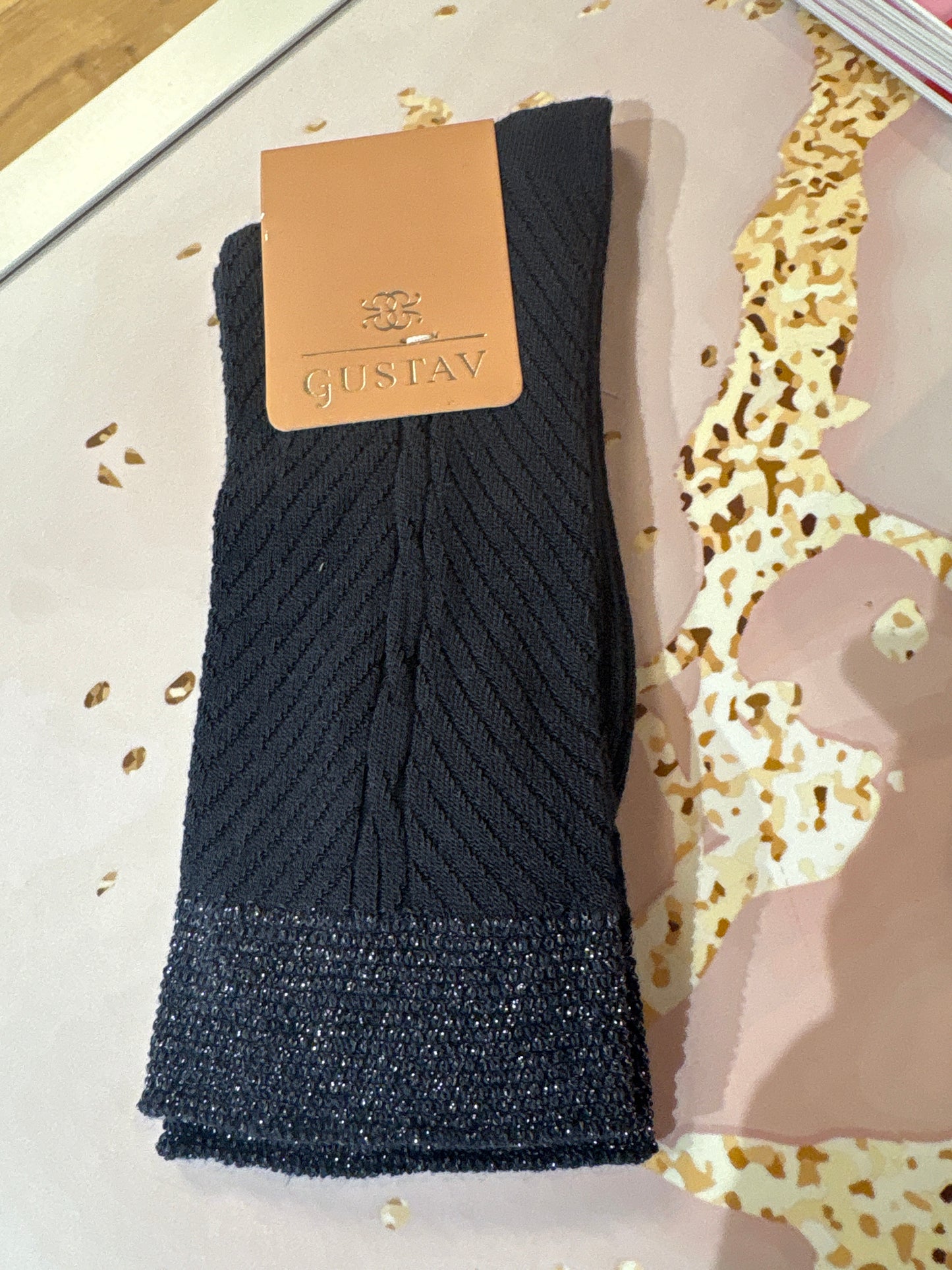 GUSTAV ADELE SOCKS NAVY 4989