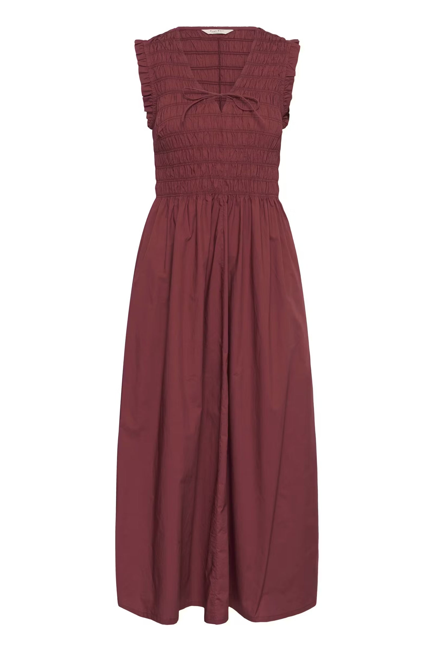 PART TWO BORGNETTE DRESS BURNT RUSS
