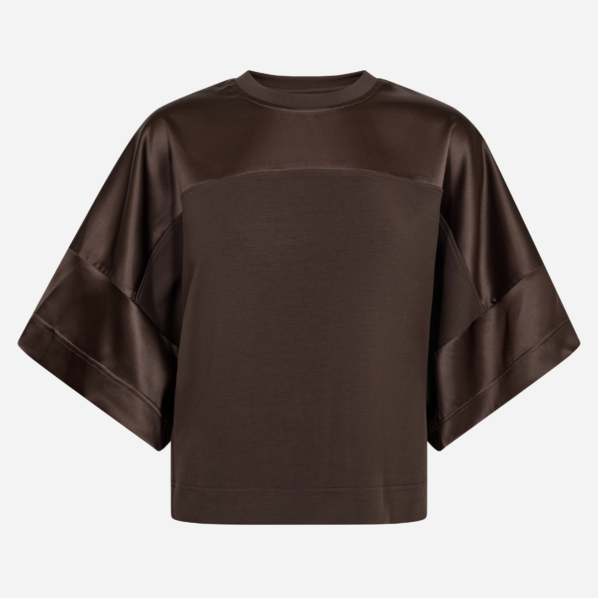 MMLela O-SS Satin Sweatshirt Delici