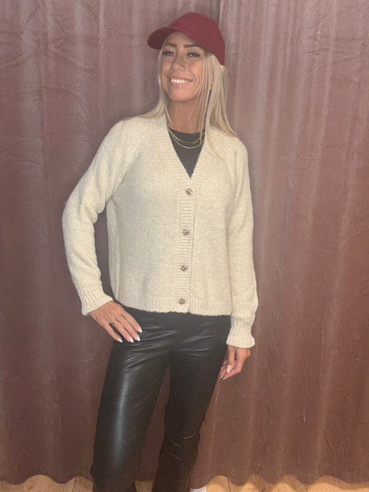 SUMMUM CARDIGAN COZY MELANGE LUREX