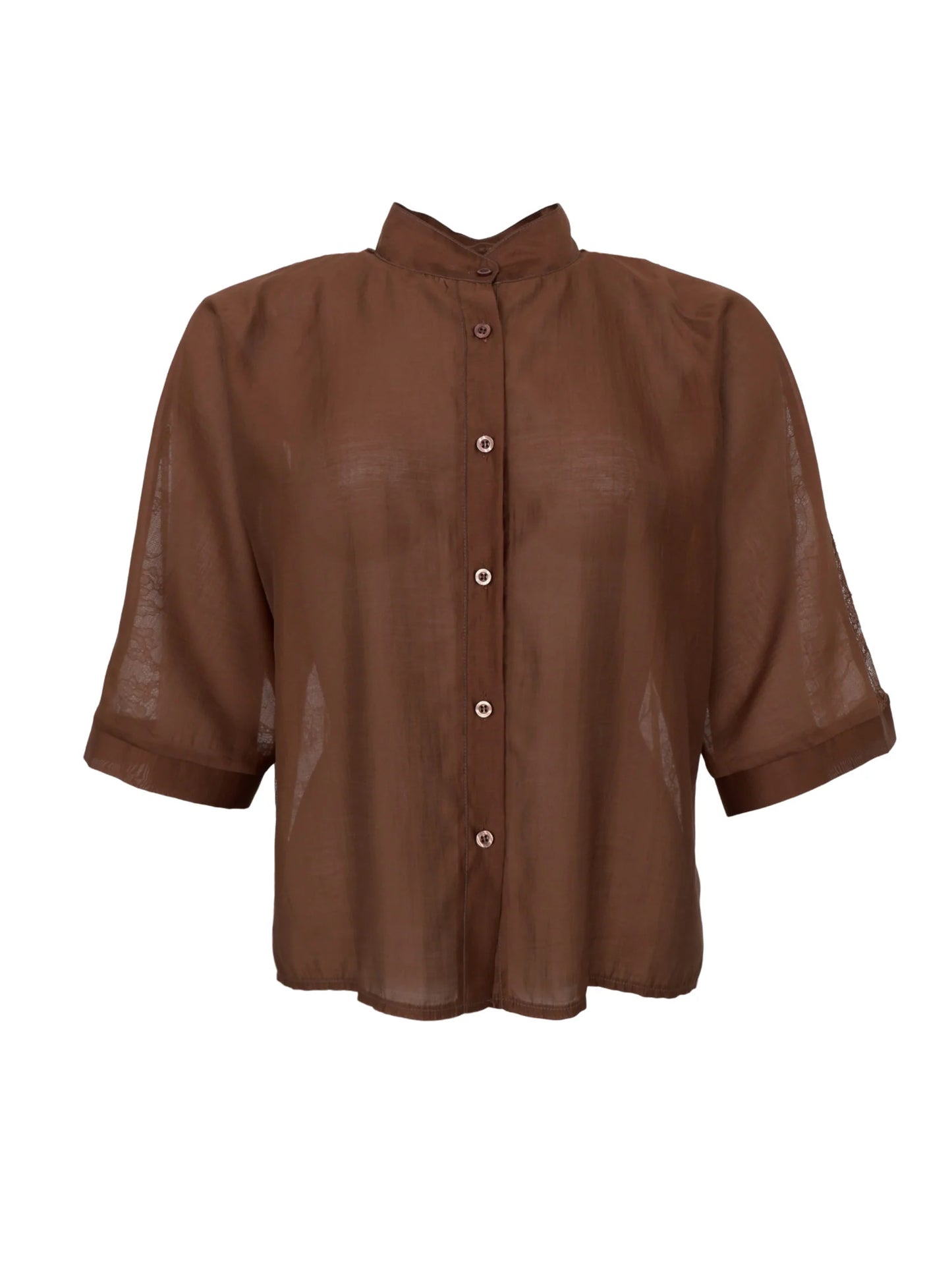 BC CARLA LACE SHIRT HAZELNUT
