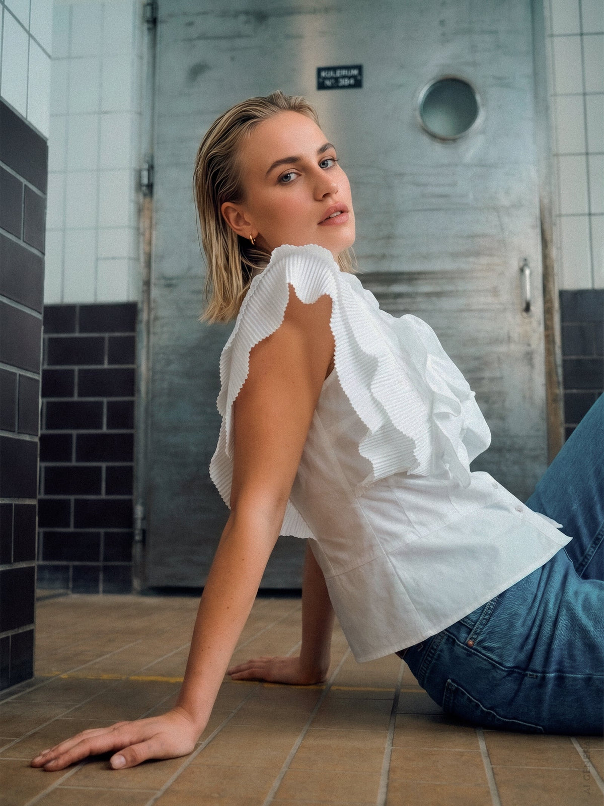 GOSSIA ZELNIEGO BLOUSE OFFWHITE