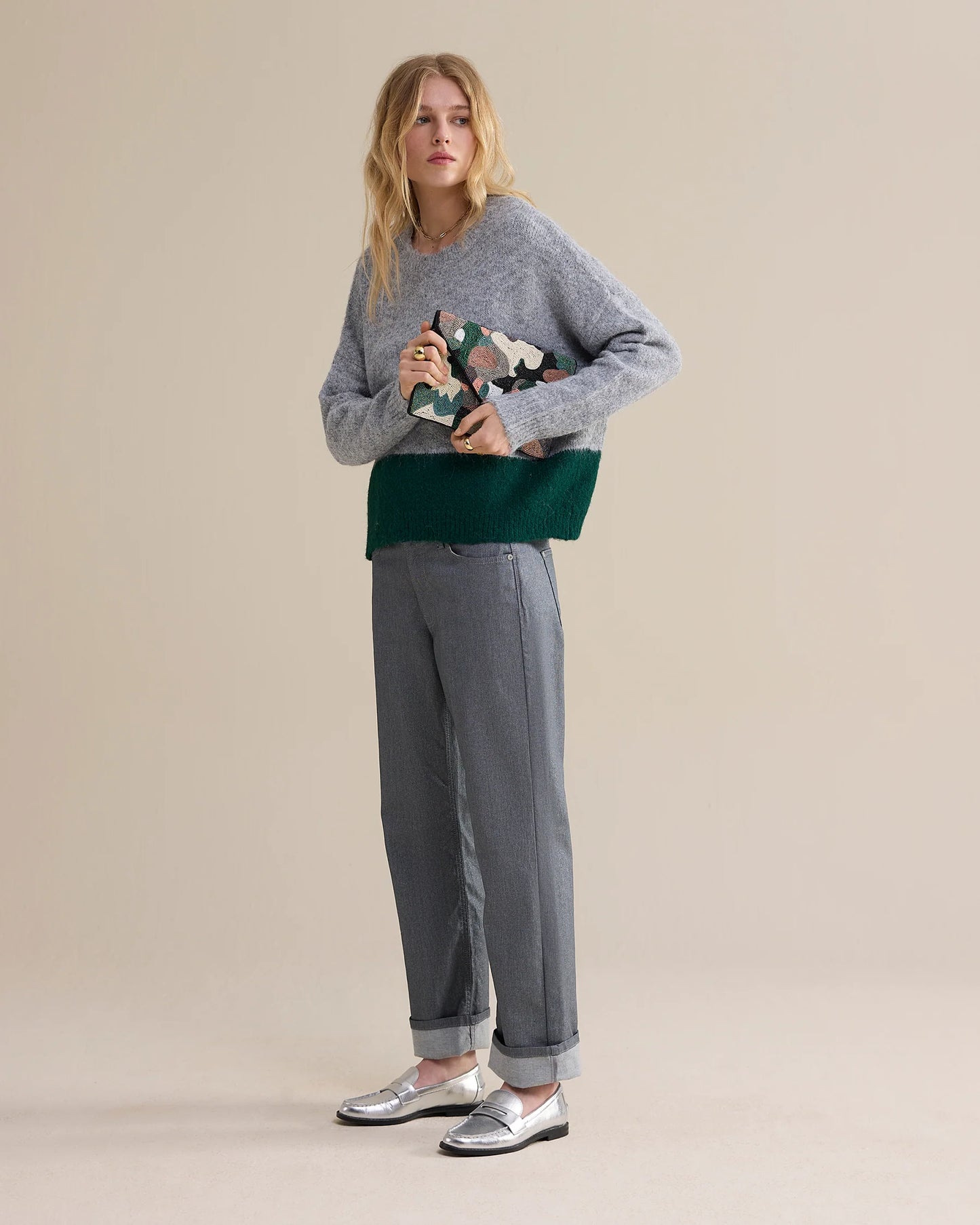 SUMMUM SWEATER COZY MELANGE KNIT MI