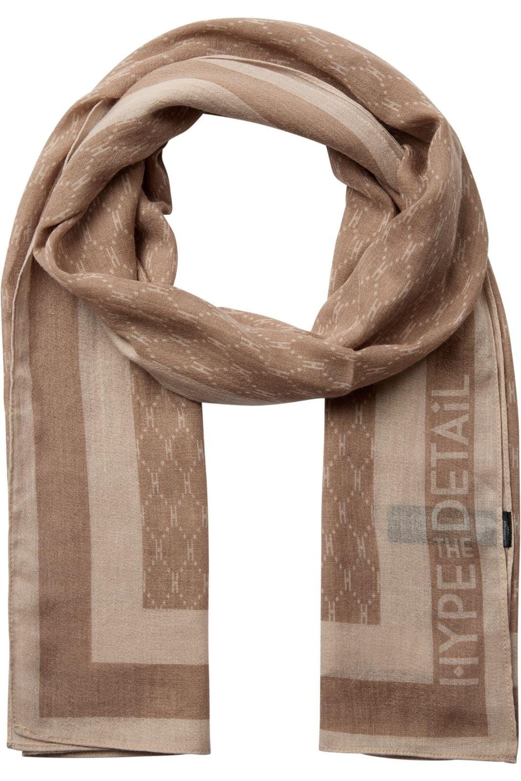 HTD SCARF W LOGO BEGIE