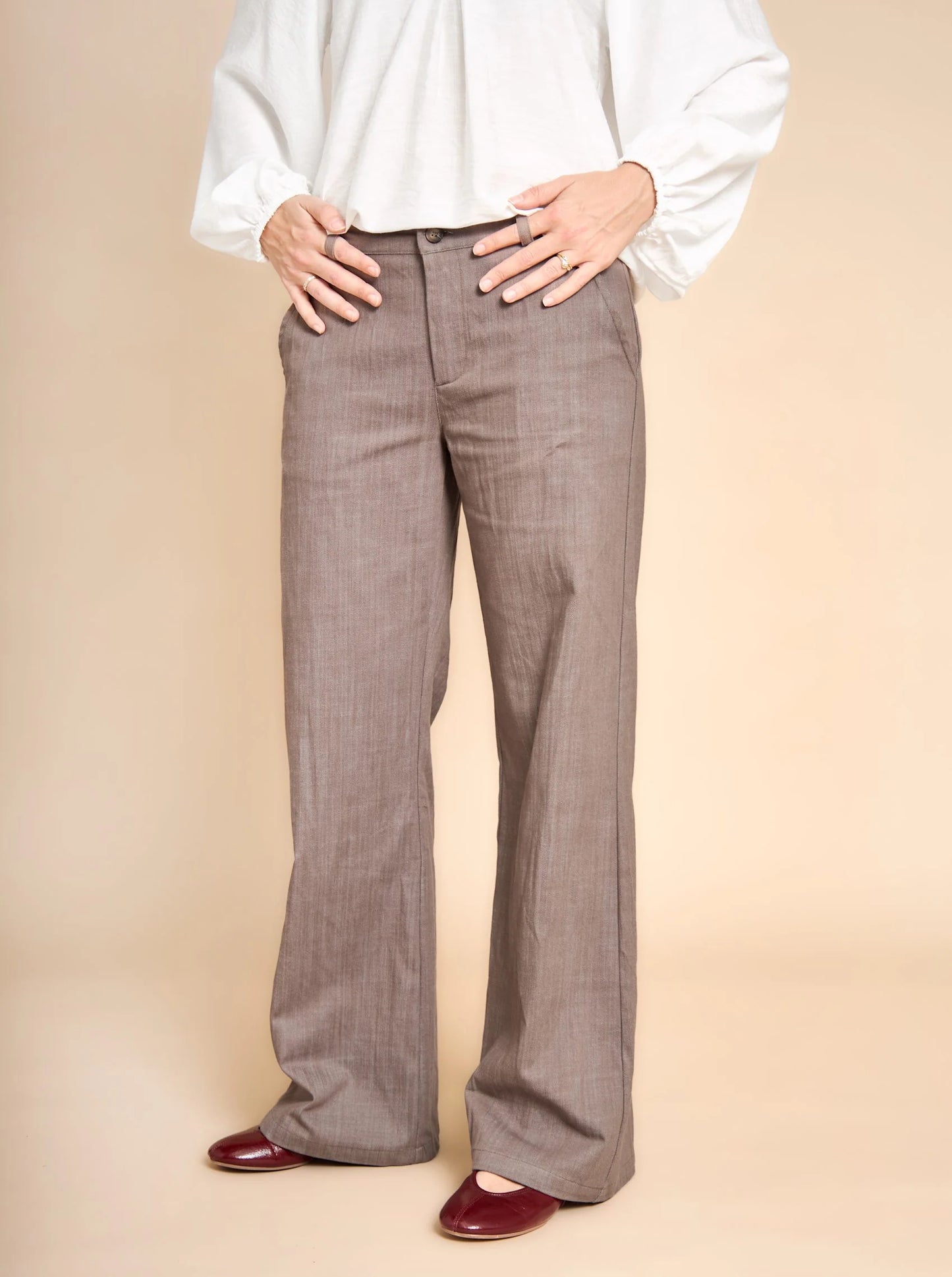 BCBOX PANT NOUGAT