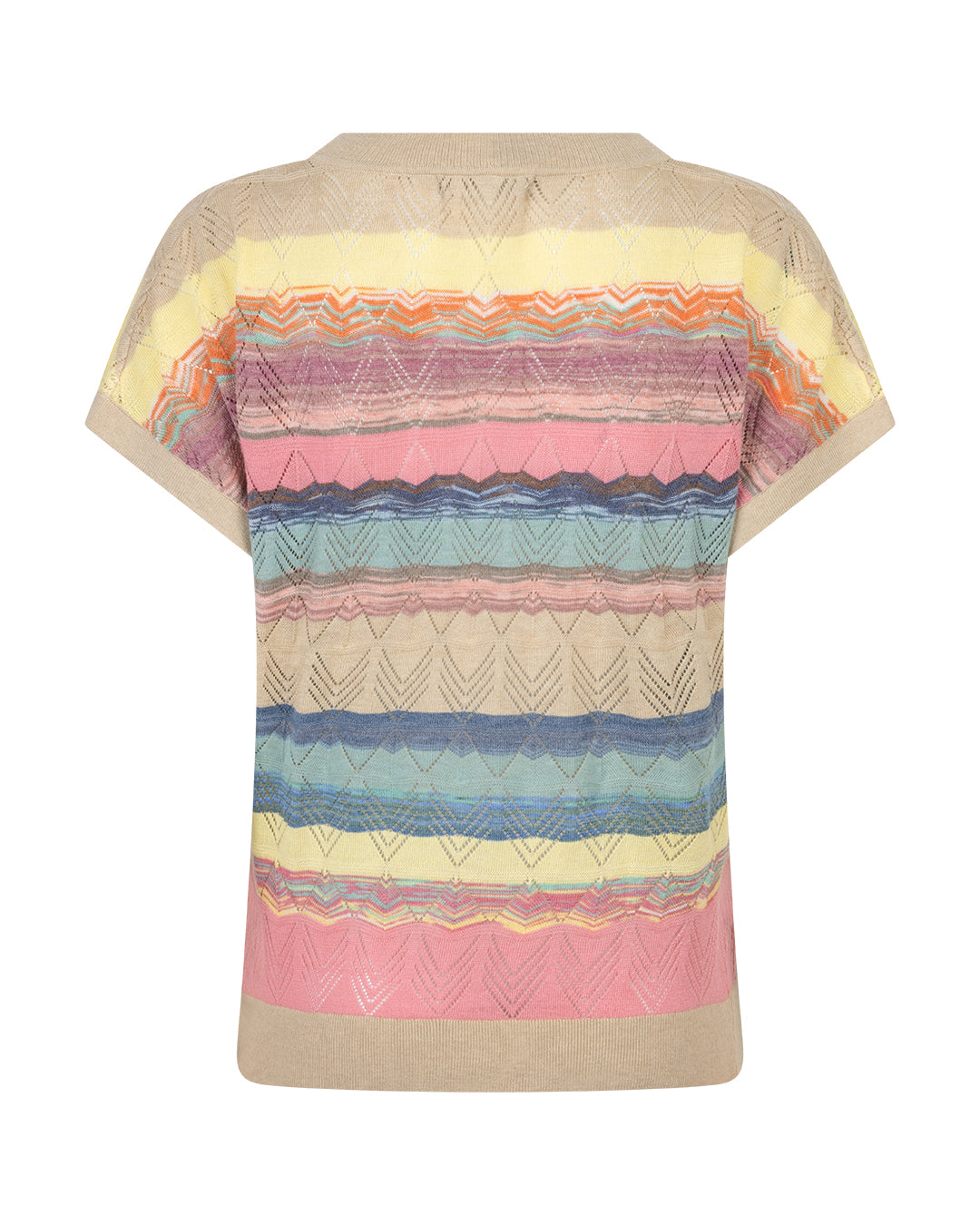 RB TERRY STRIPE SHORT PINK