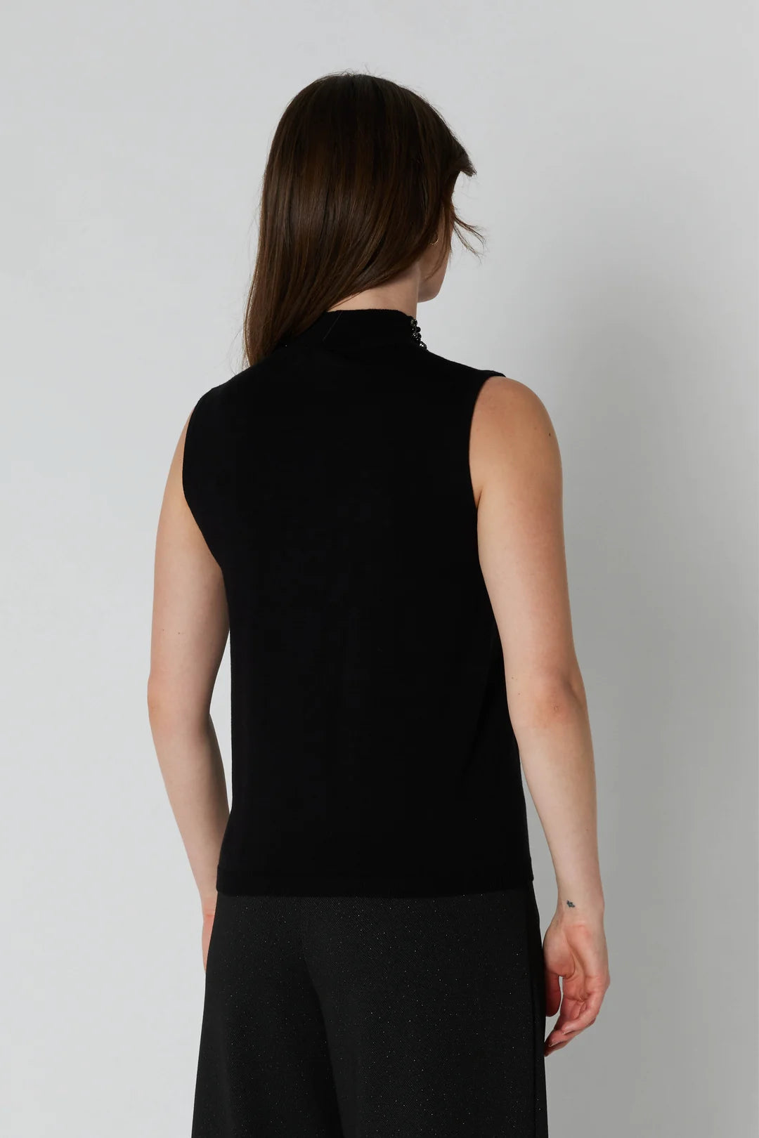 RDFTIRSA KNIT TOP BLACK