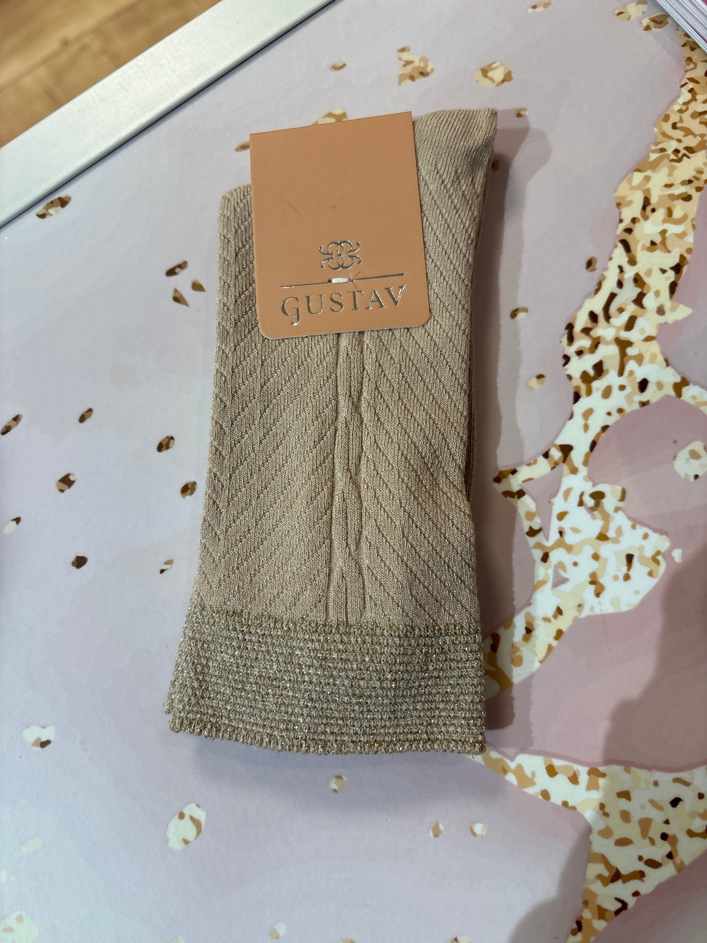 GUSTAV ADELE SOCKS SAND 2033