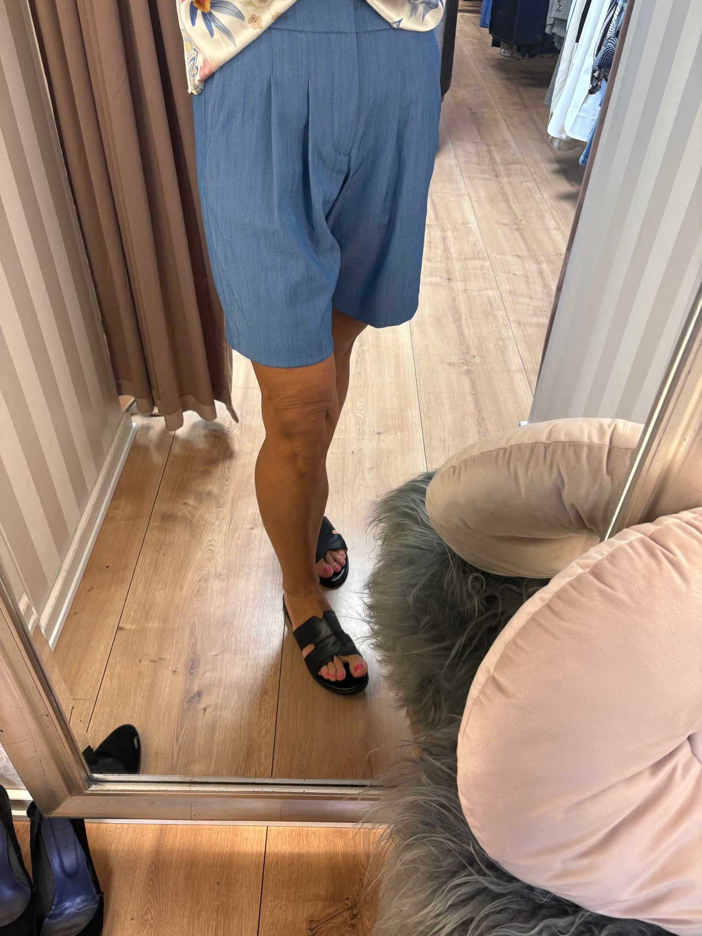 MOS MOSH JENNA SHORTS BLUE