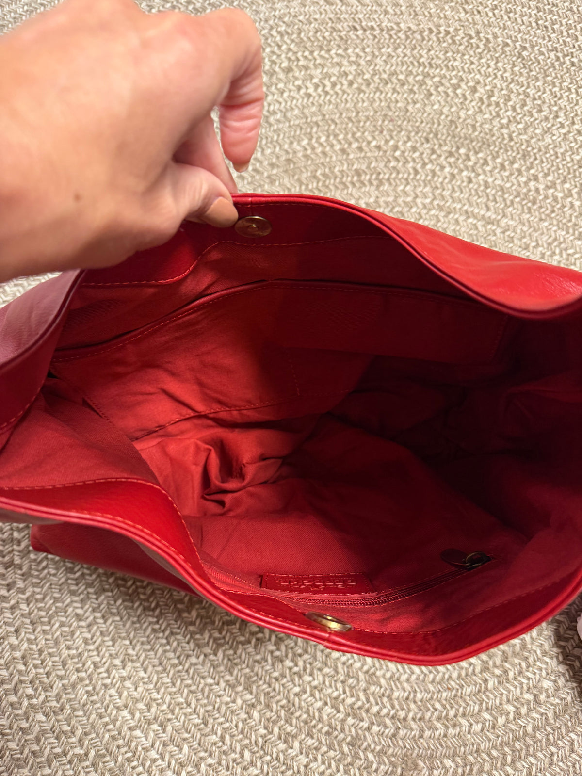DEPECHE SHOULDERBAG RED