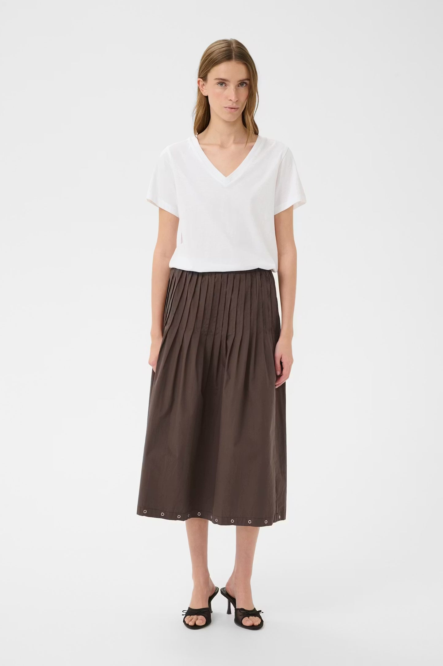 KARENBS VICKY SKIRT CHOCOLATE MARTI