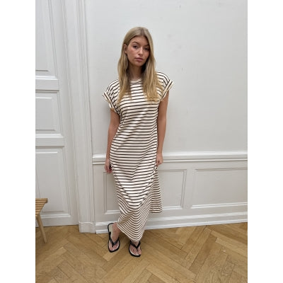 CONTINUE FREDERIKKE DRESS BROWN STR