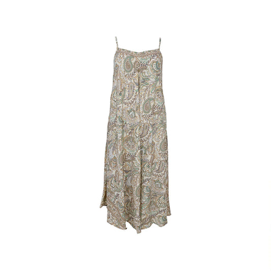 BC LUNA VEA STRAP DRESS OLIVE FLOWE