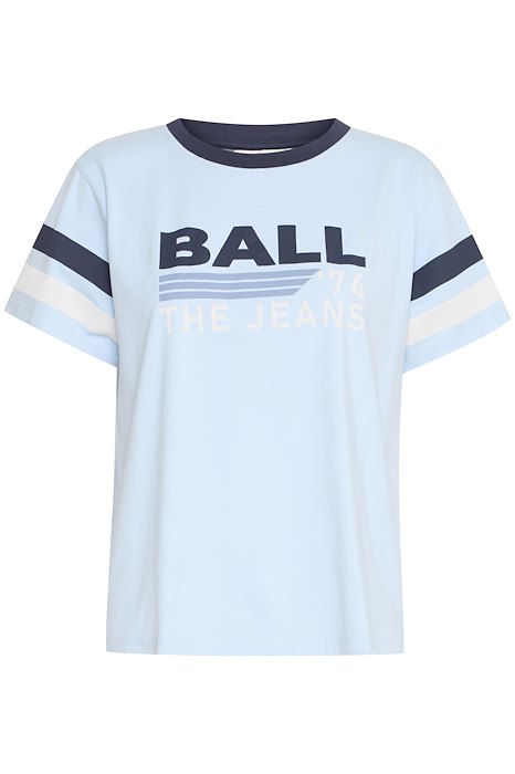 BALL  BASILVIO T-SHIRT POWDER BLUE