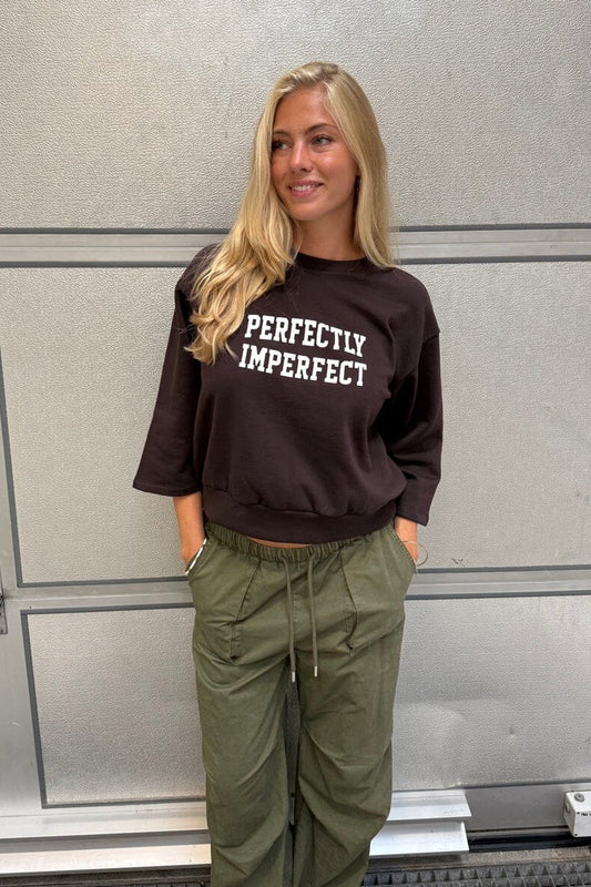 CONTINUE SISSIE SWEAT BROWN