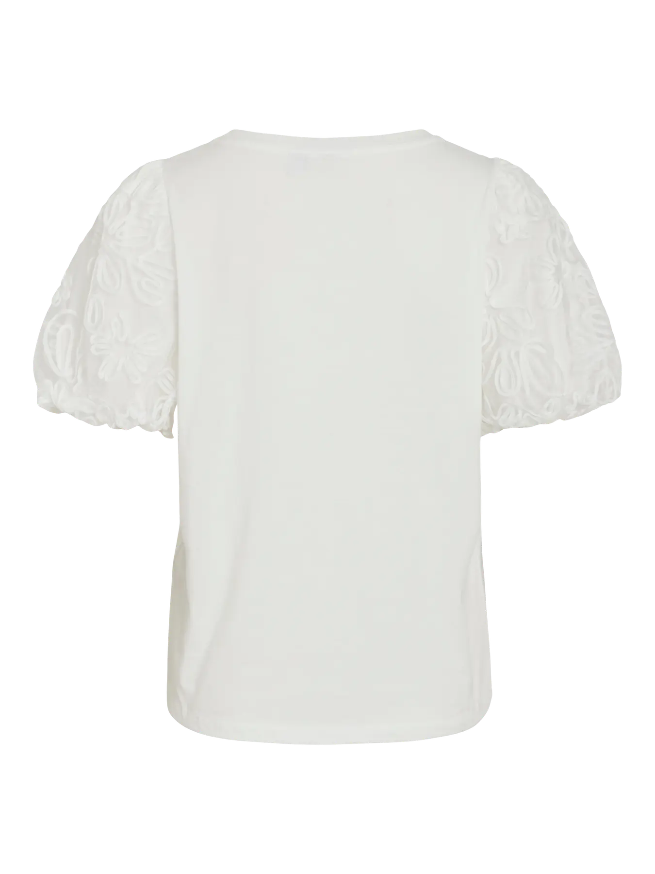 VILA VISIMONIA O-NECK S/S TOP WHITE