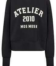 MMNIMA O-LS SWEATSHIRT BLACK