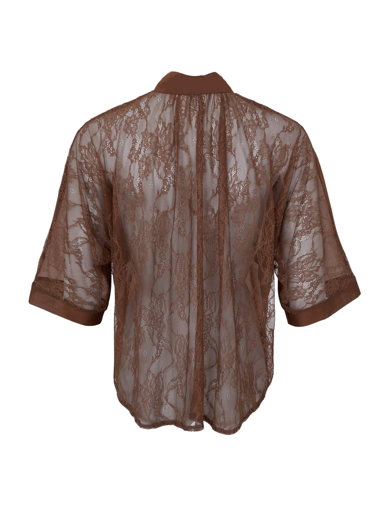 BC CARLA LACE SHIRT HAZELNUT