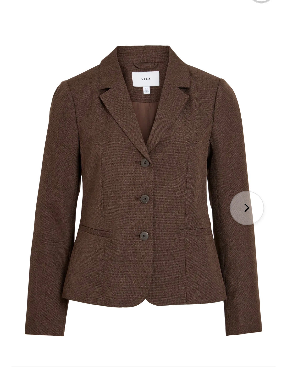 VILA VIDARLING L/S BLAZER BLCK BROW