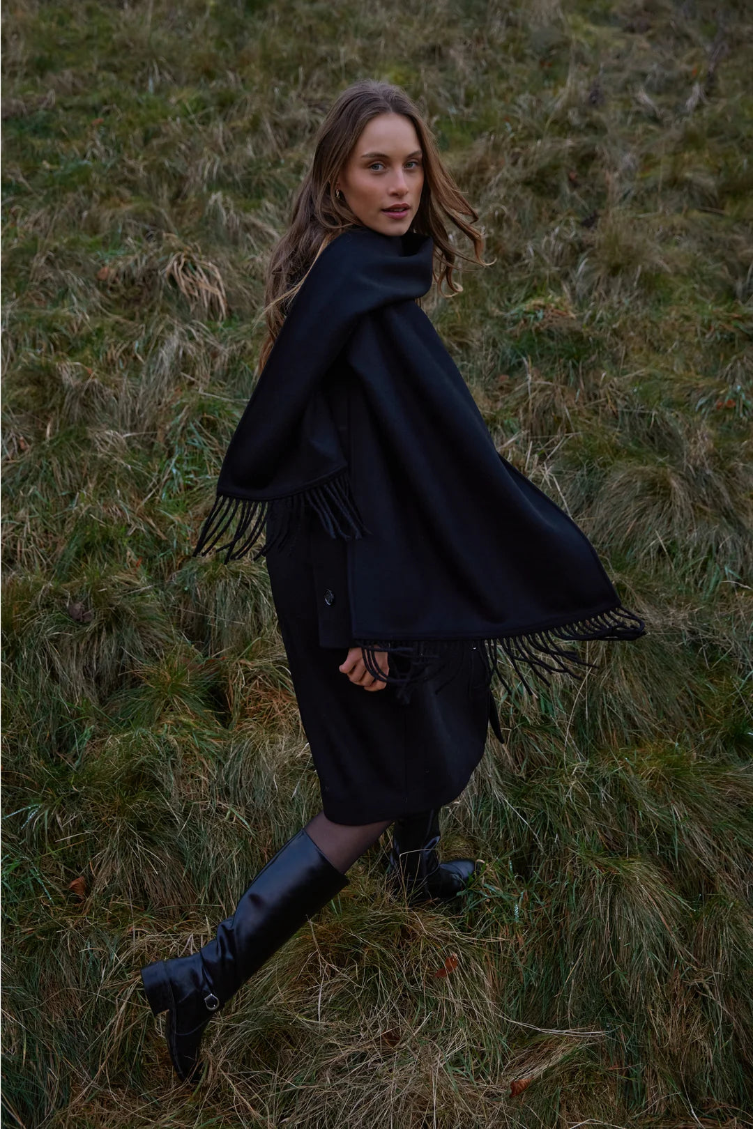 RDFLIVA COAT BLACK