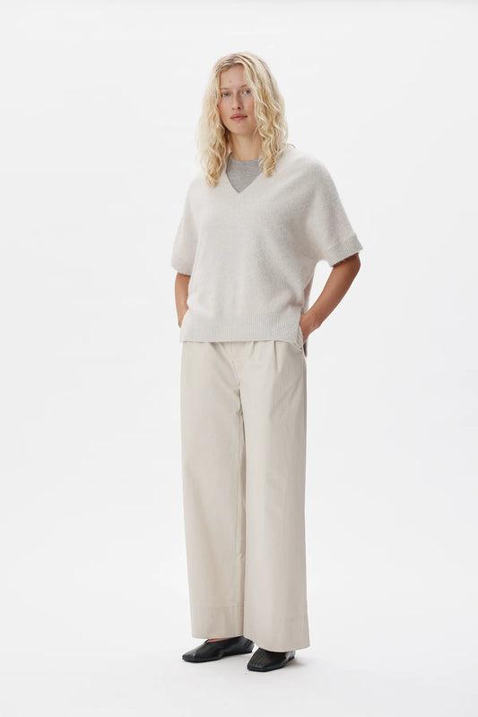 SIX AMES DANA SILVER WHITE MELANGE