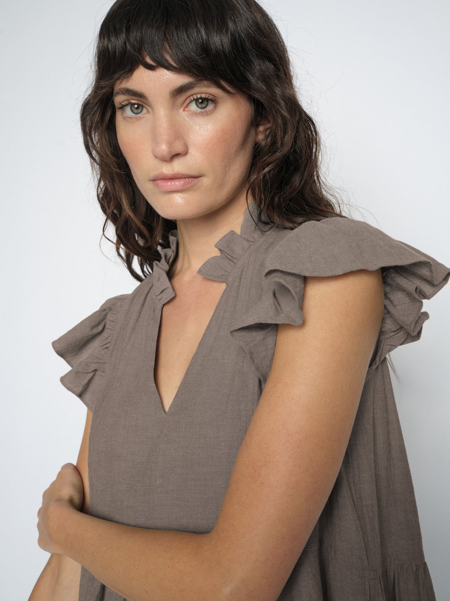 MM WALDY IZHA DRESS CHOCOLATE CHIP